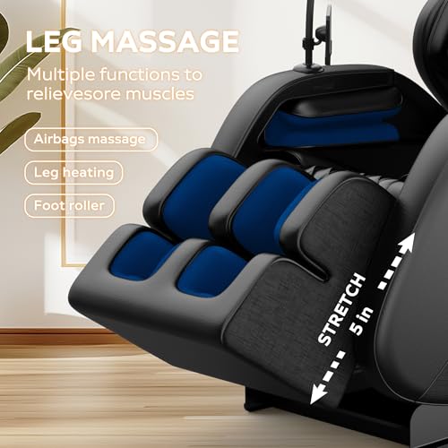Black Zero Gravity Full Body Massage Chair with Heating C6769