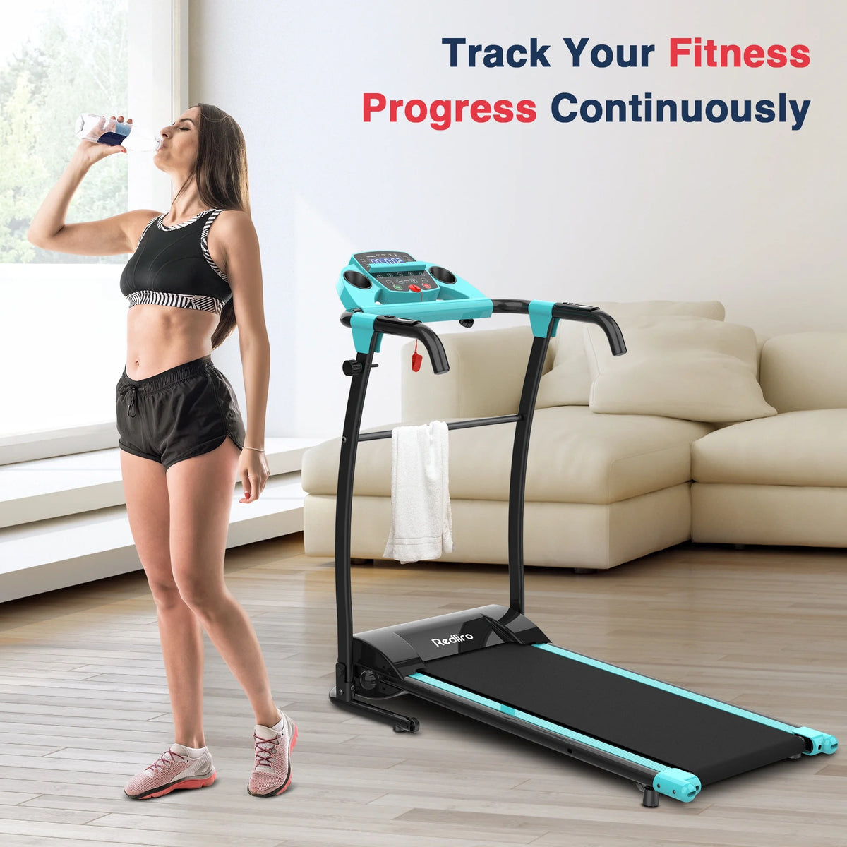 Portable Folding Treadmill Incline Electric Walking Running Machine B3469