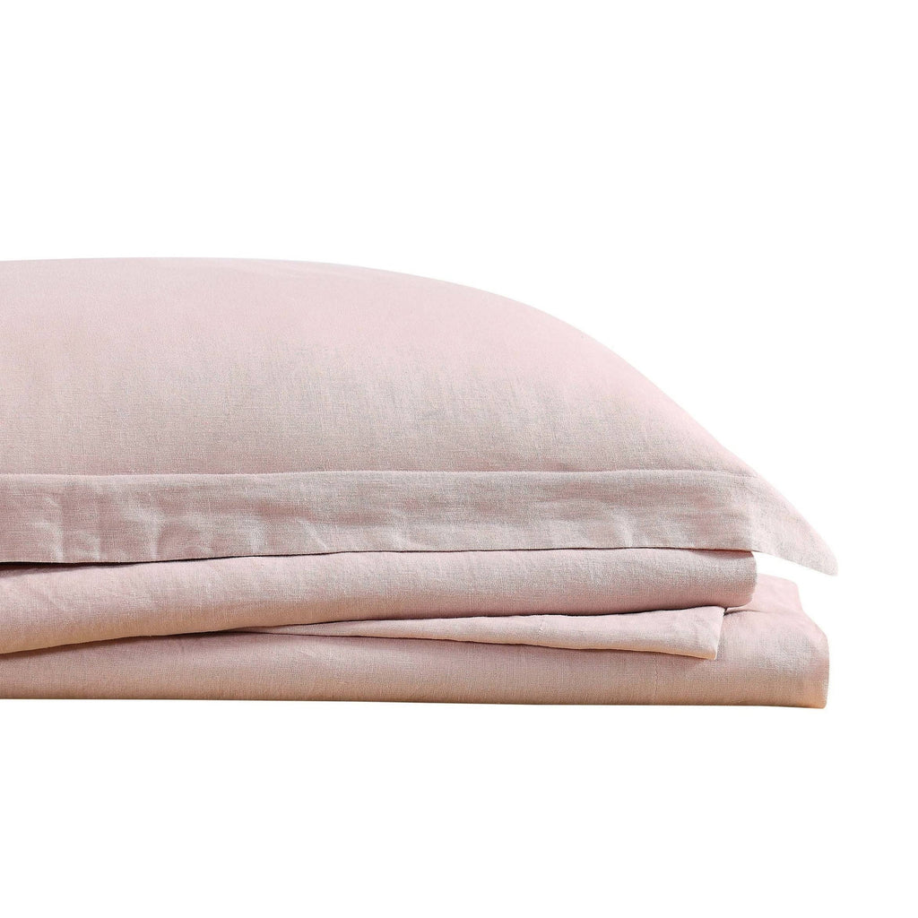 Blush Flax Linen California King Sheet Set G64865