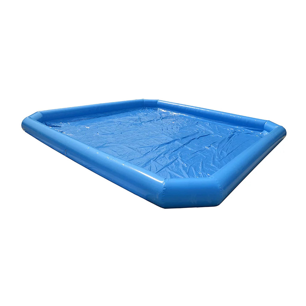 Large Inflatable PVC Square Swimming Pool 23x23x1.8ft Y123