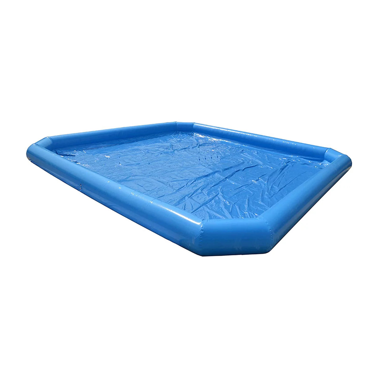 Large Inflatable PVC Square Swimming Pool 23x23x1.8ft Y123