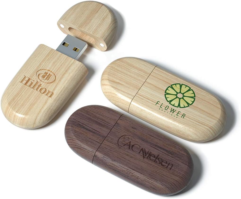 Custom Wood USB Flash Drive 8GB 100 Pack R801