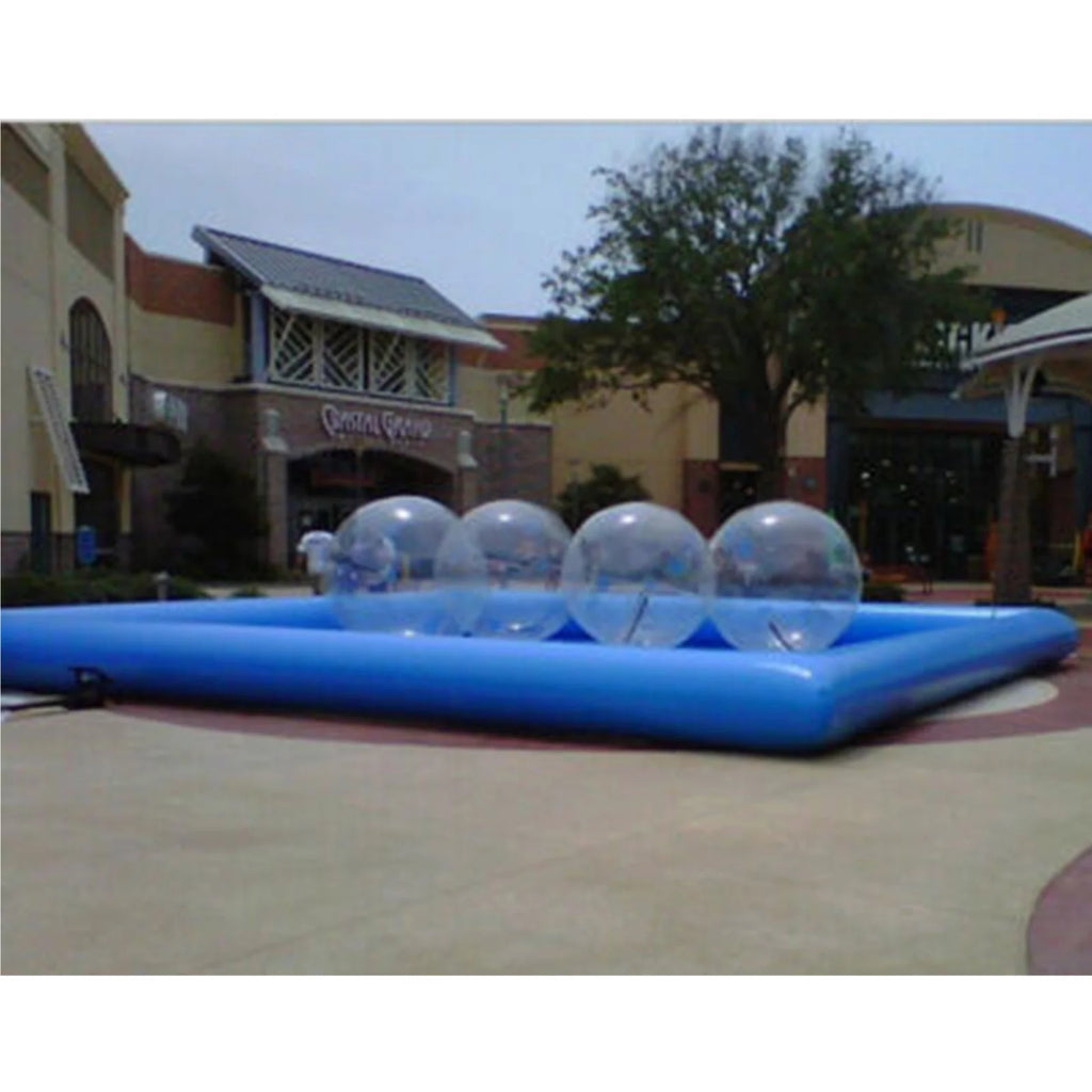 Large Inflatable PVC Square Swimming Pool 23x23x1.8ft Y123