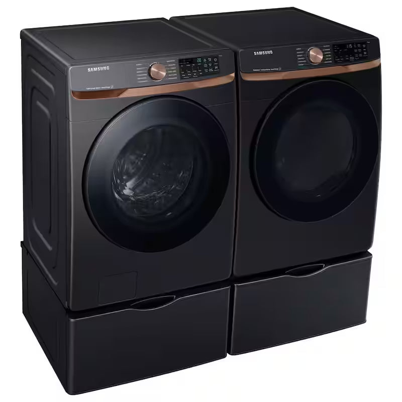 7.5 cu. ft. Smart Gas Dryer in Brushed Black V9605
