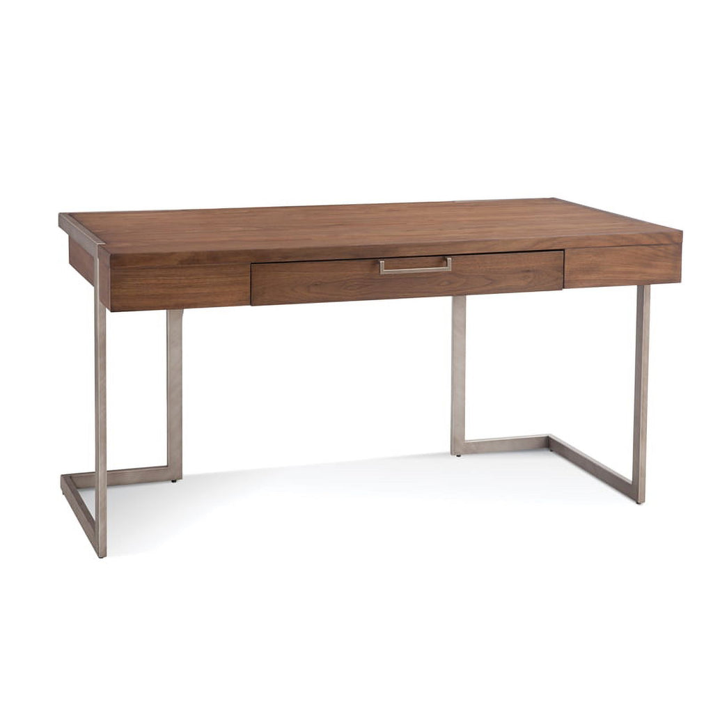 Brown Wood and Metal Desk U855230