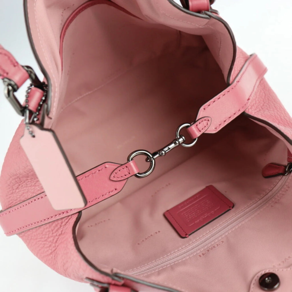 Pink Leather 2WAY Shoulder Bag G6534