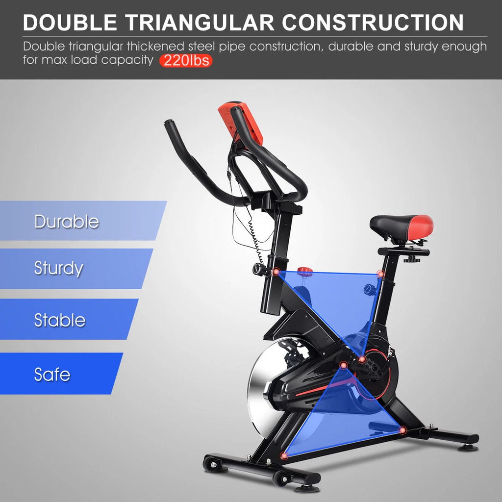 Indoor Cycling Bike with LCD Display K54966