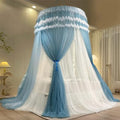 Pink Double Layer Sheer Mesh Canopy Curtain K307279