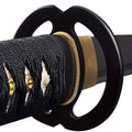 Black 1095 Carbon Steel Samurai Katana Sword I69342
