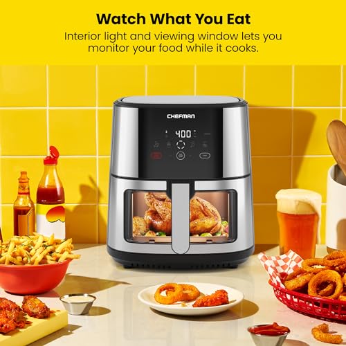 XL 8-Qt Nonstick Stainless Steel Air Fryer W820