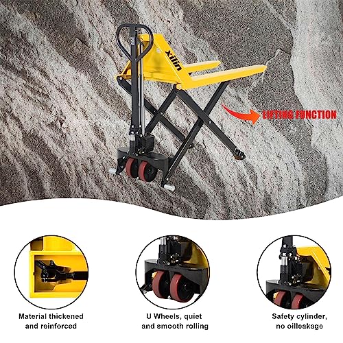 Manual Pallet Jack Hand Pallet Truck 2200lbs Capacity 3.3" Lowered 45" Lx21"W 31.5 Lift Height L262