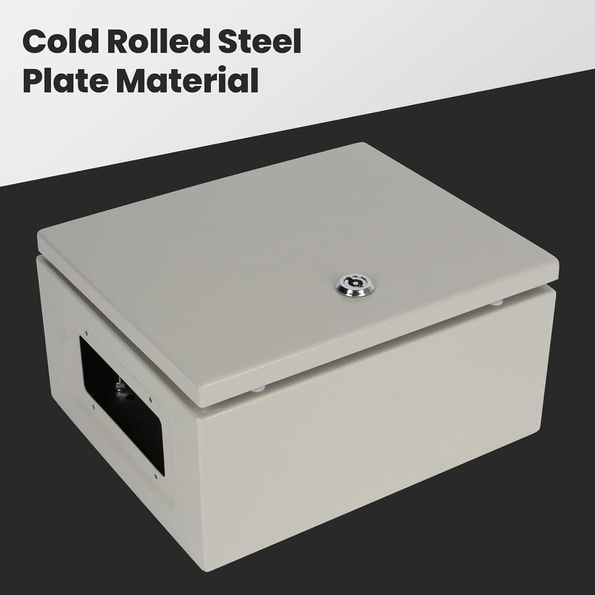 Metal Electrical Box IP65 Waterproof & Dustproof Outdoor Junction Box 8x8x12 L177
