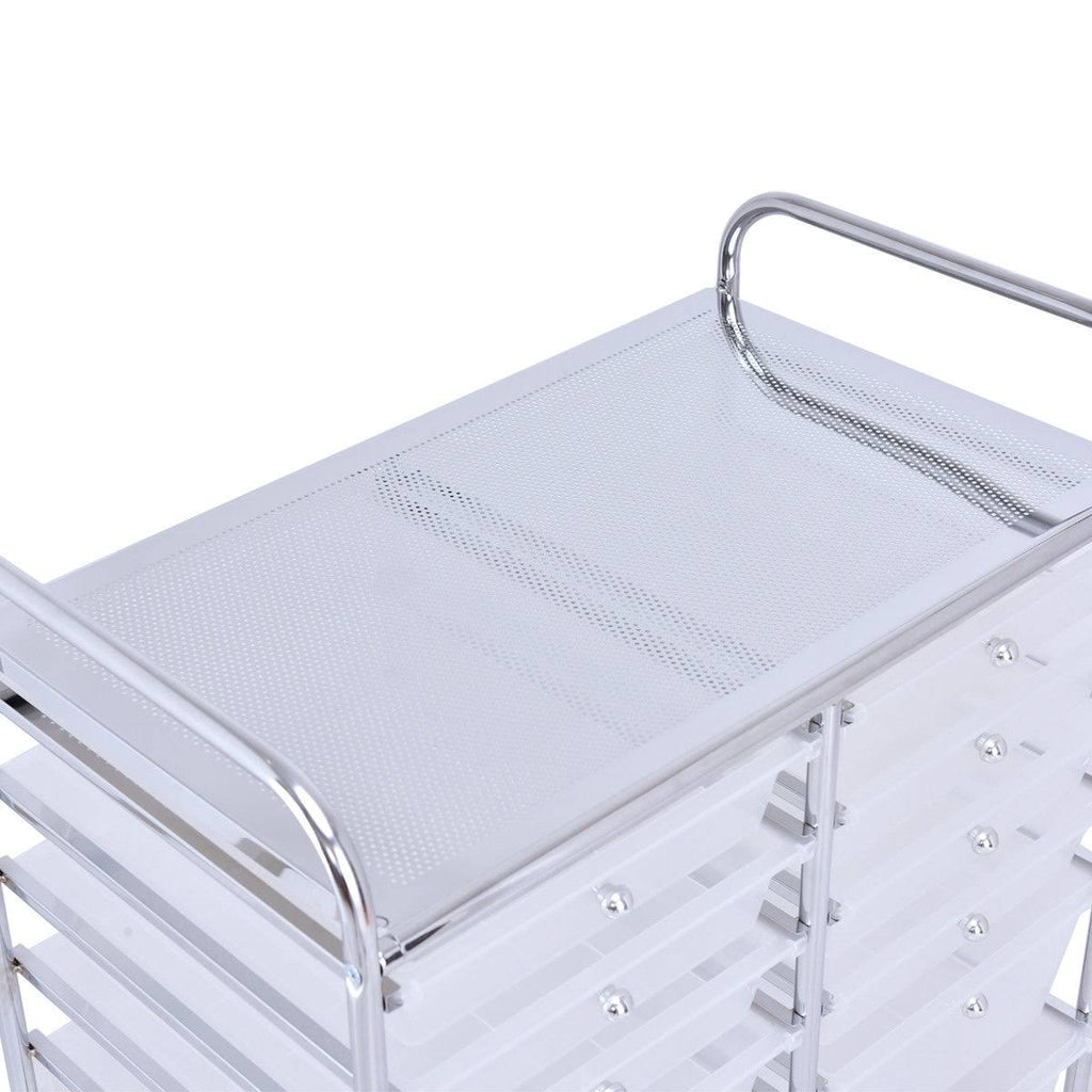 12 Storage Drawer Organizer Rolling Cart B58783