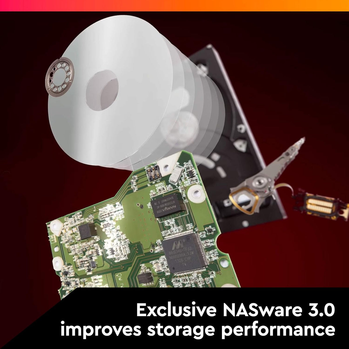 12TB NAS Internal Hard Drive HDD - 7200 RPM, SATA 6 GB/s, CMR, 512 MB Cache, 3.5 K550