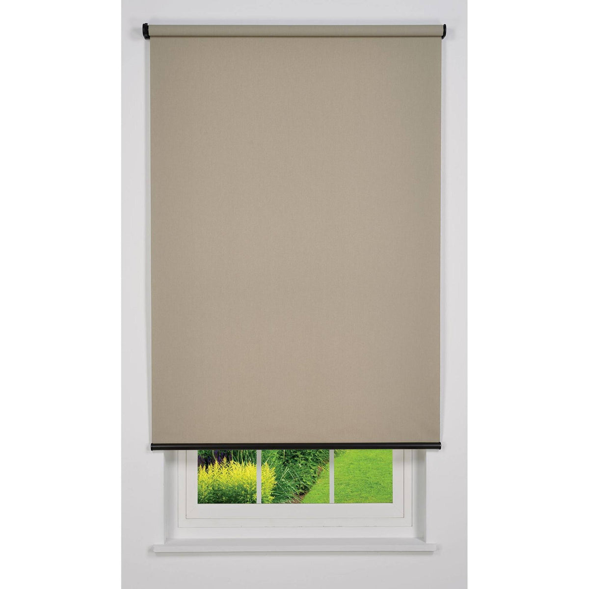 Taupe Cordless Light Filtering Roller Shade S516
