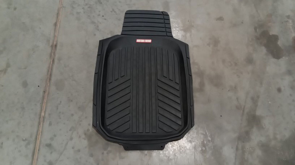 Pre-Owned 2018 Dodge Caravan 3 Front & Rear Rubber Floor Mat Set OEM B265