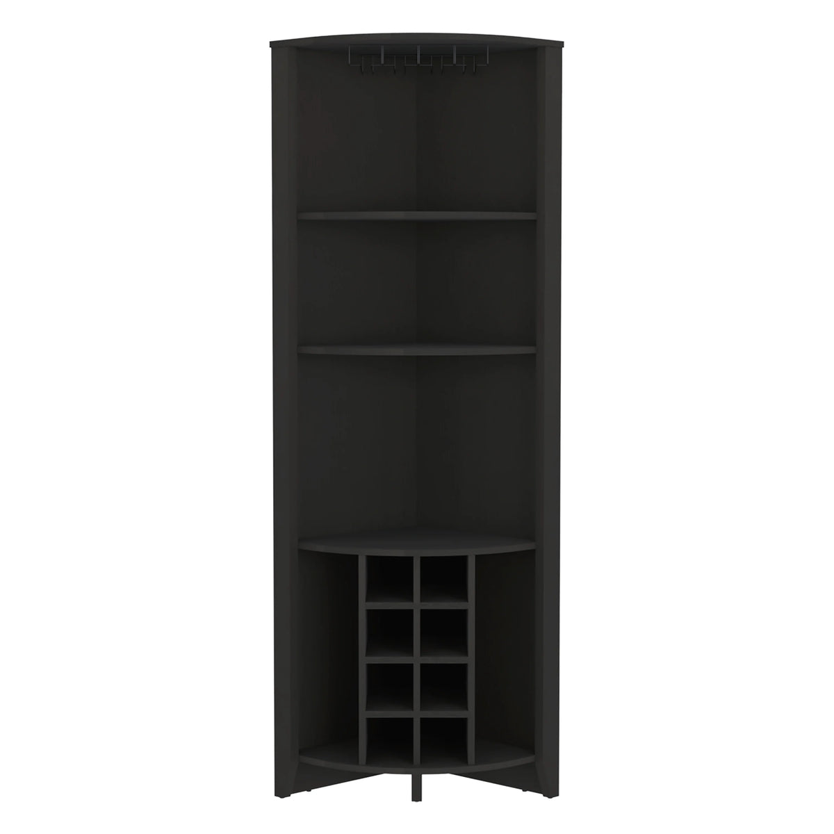 Black Corner Bar Cabinet F8529