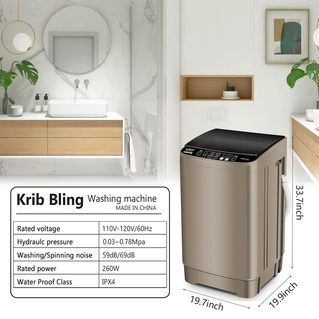 Portable 1.9 Cu.ft Fully Automatic Compact Washer C325643