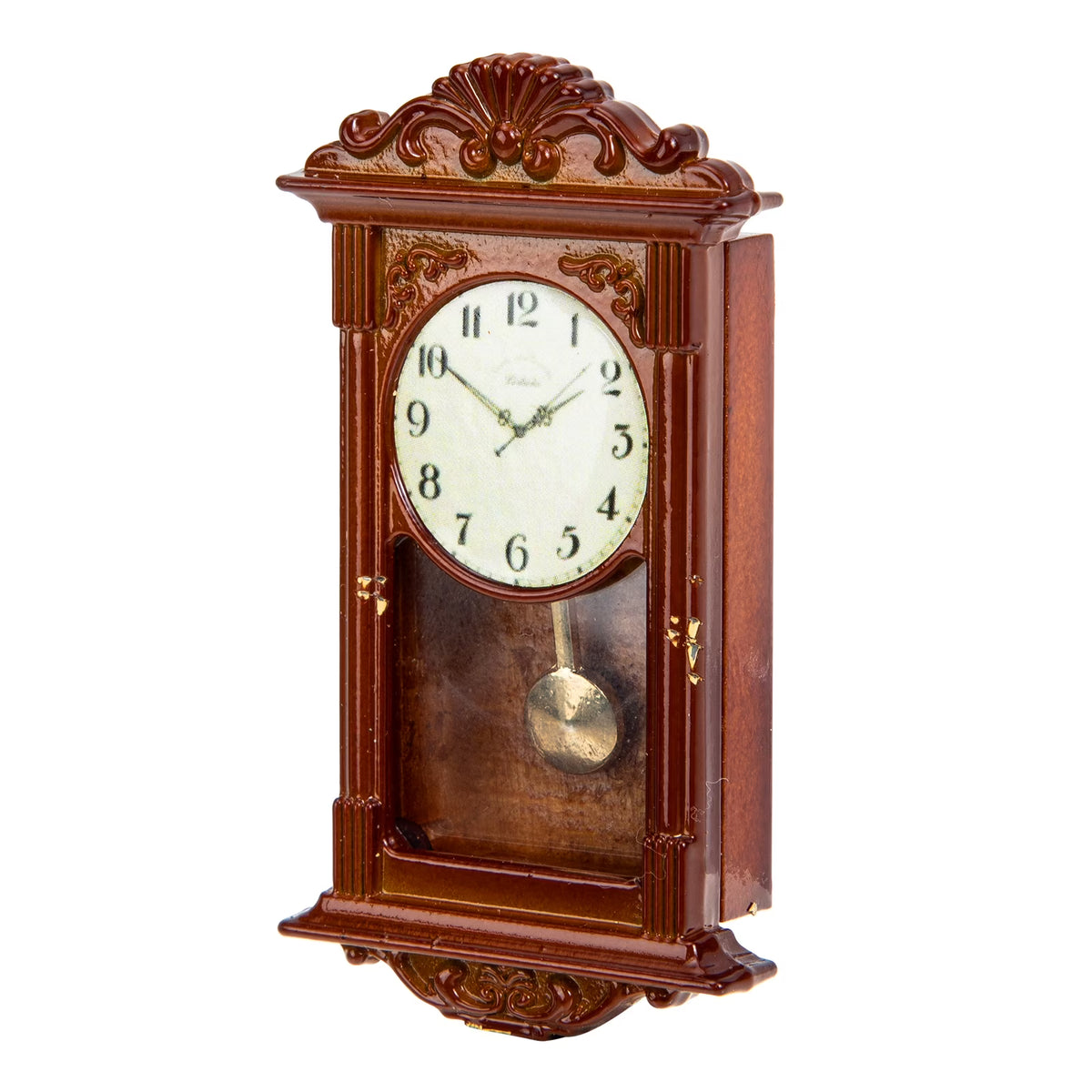 Miniature Metal Dollhouse Furniture Clock K3184