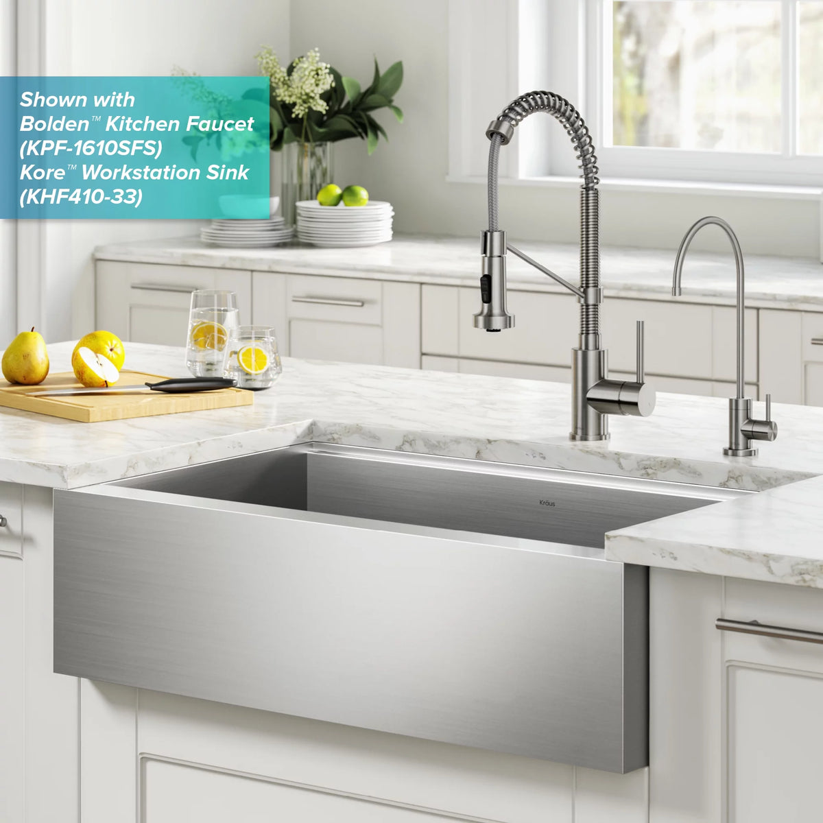 100% Lead-Free Kitchen Water Filter Faucet O554
