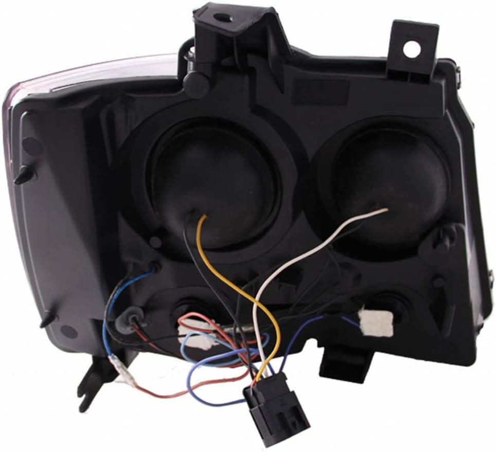 Projector Headlights with U-Bar Black Y702
