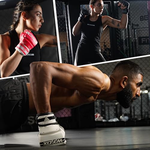 Fingerless Open Palm MMA Gloves A505948