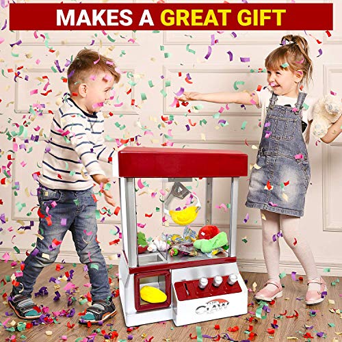 Electronic Arcade Claw Machine Candy Prize Dispenser with Sound O871346