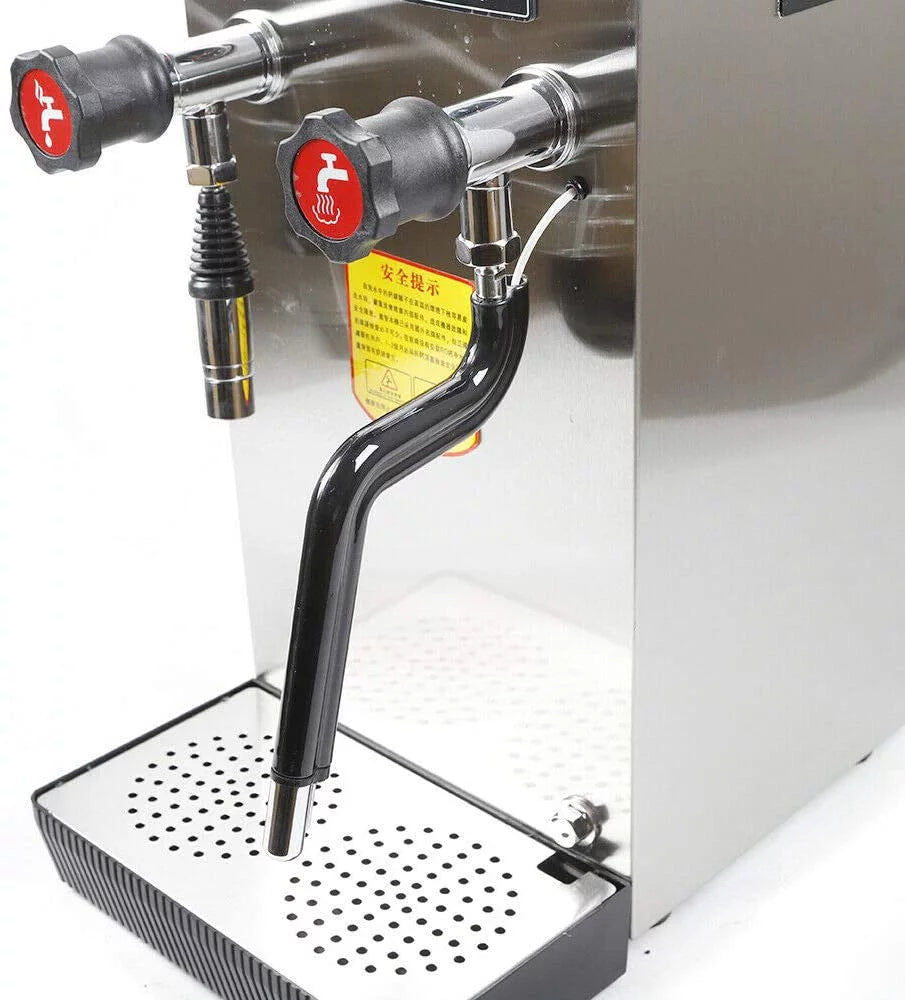 Commercial Milk Frother Electric Water Boiling Steam Machine LCD Display M366