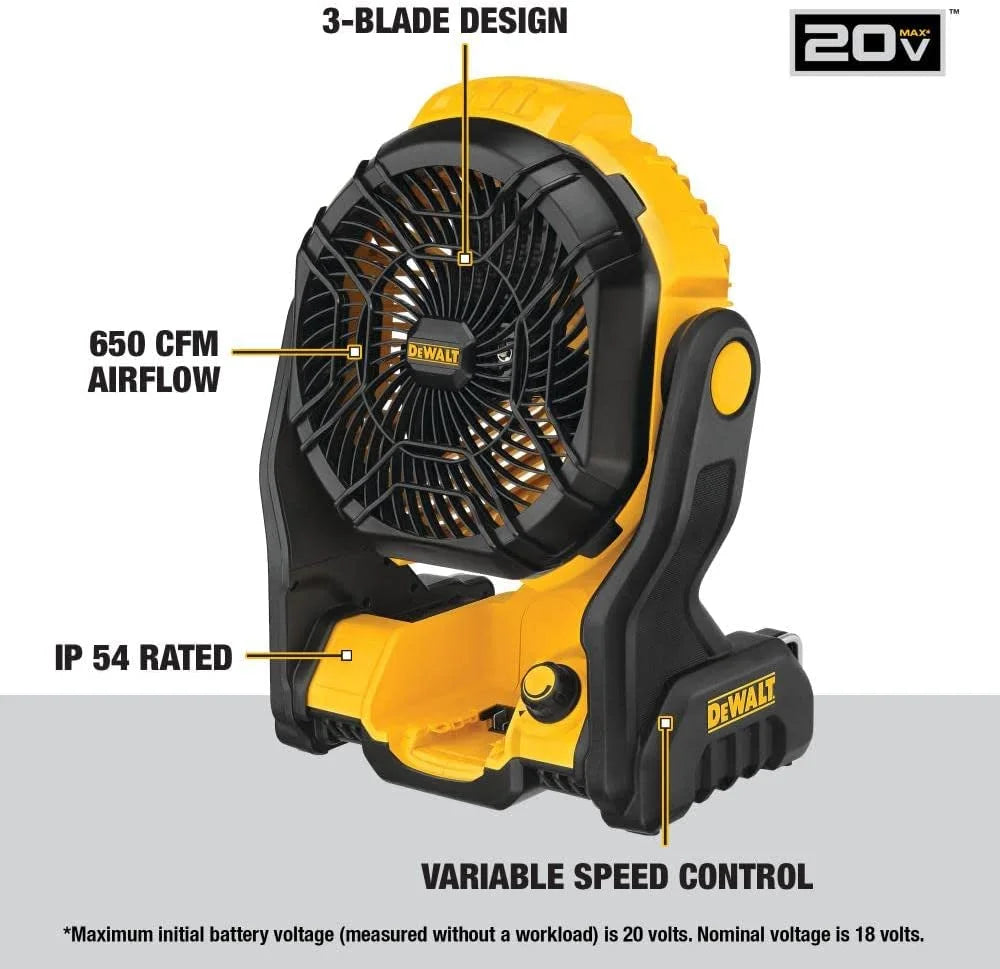 Cordless Portable Jobsite Fan Q331063