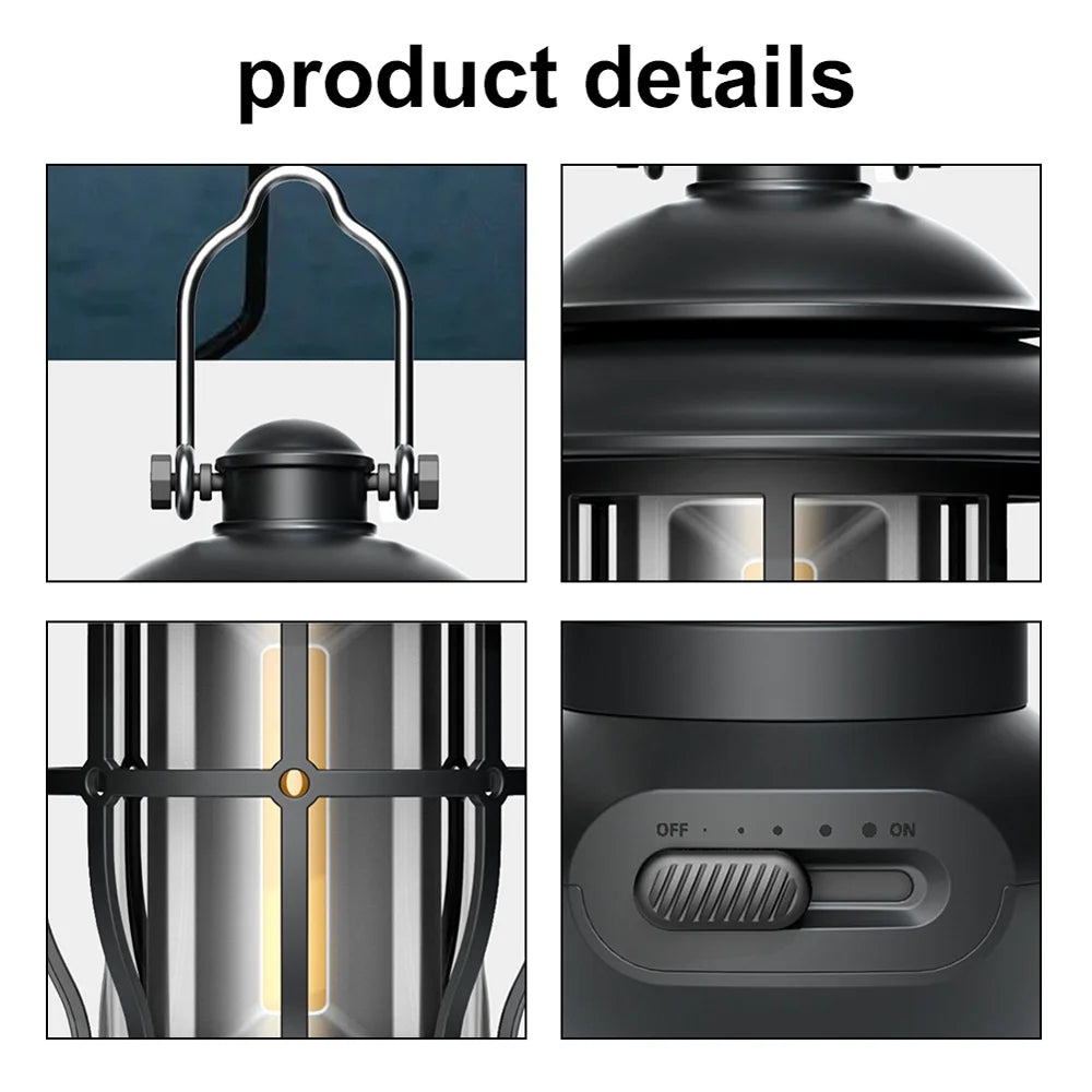 Portable Tent Lantern with Handle L8546