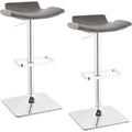 Adjustable Swivel Stool with Chrome Base (Set of 2) O114355