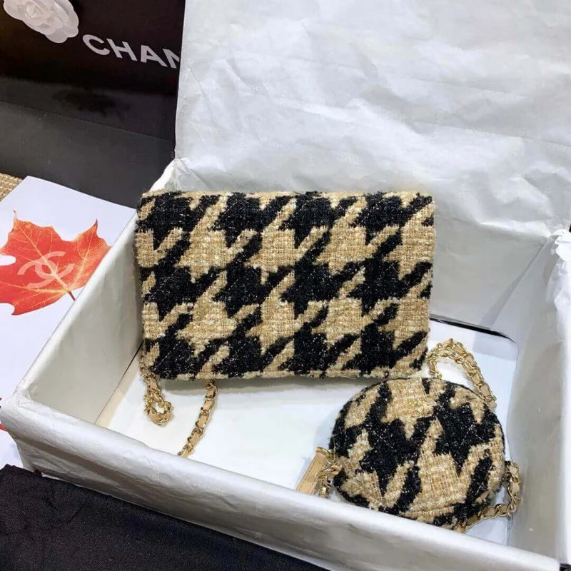 Tweed Coin Purse K832