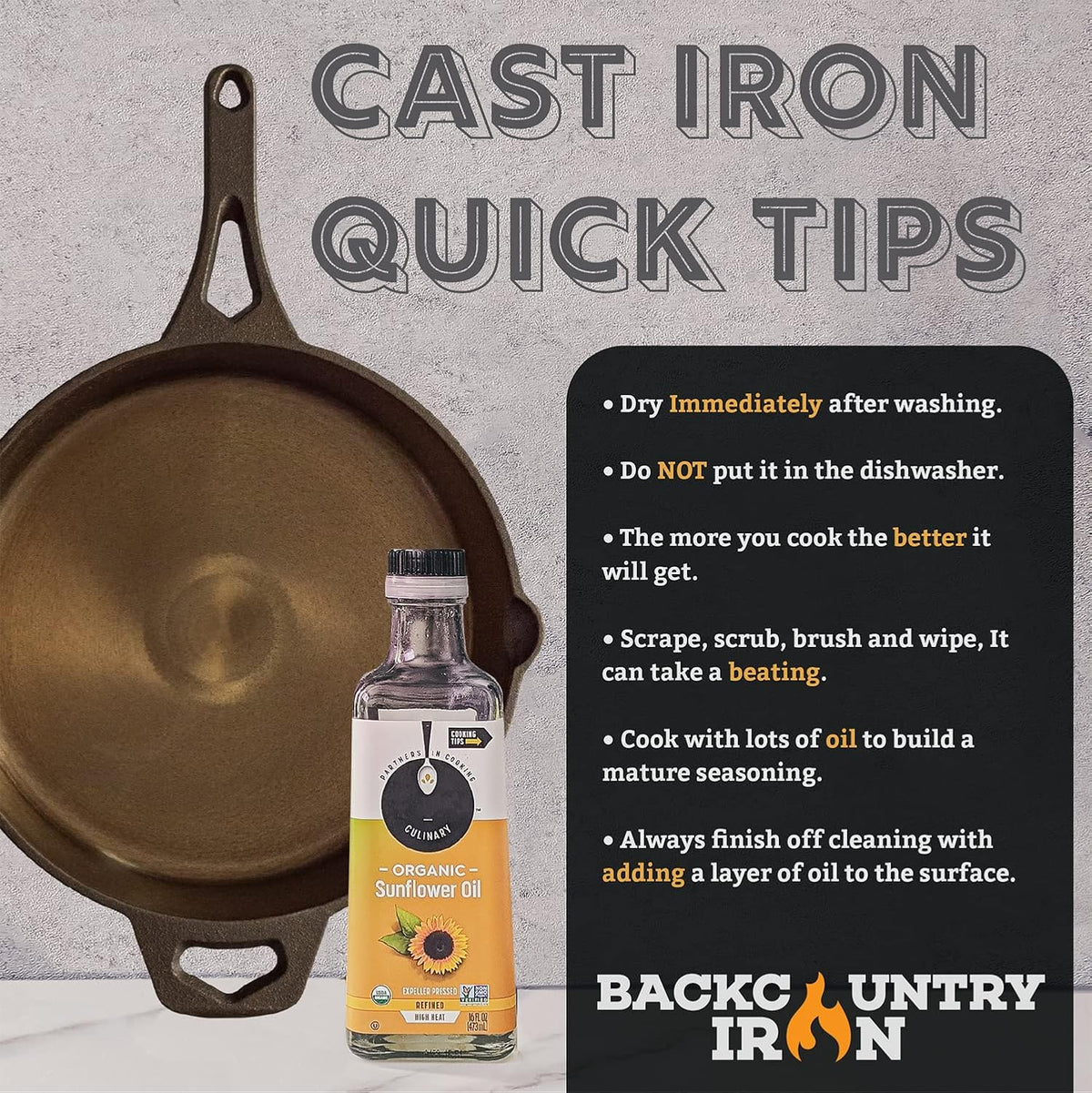 Cast Iron Skillet (10 Inch) Z594
