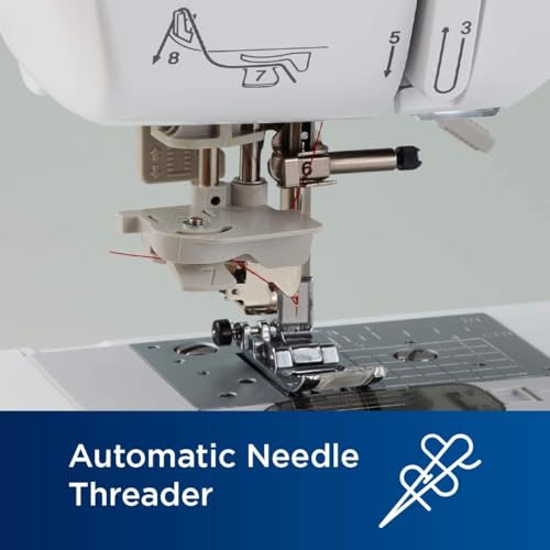 Sewing and Embroidery Machine, 80 Designs, 103 Built-In Stitches, Computerized, 4" x 4" Hoop Area, 3.2" LCD Touchscreen Display, 7 Feet L31732