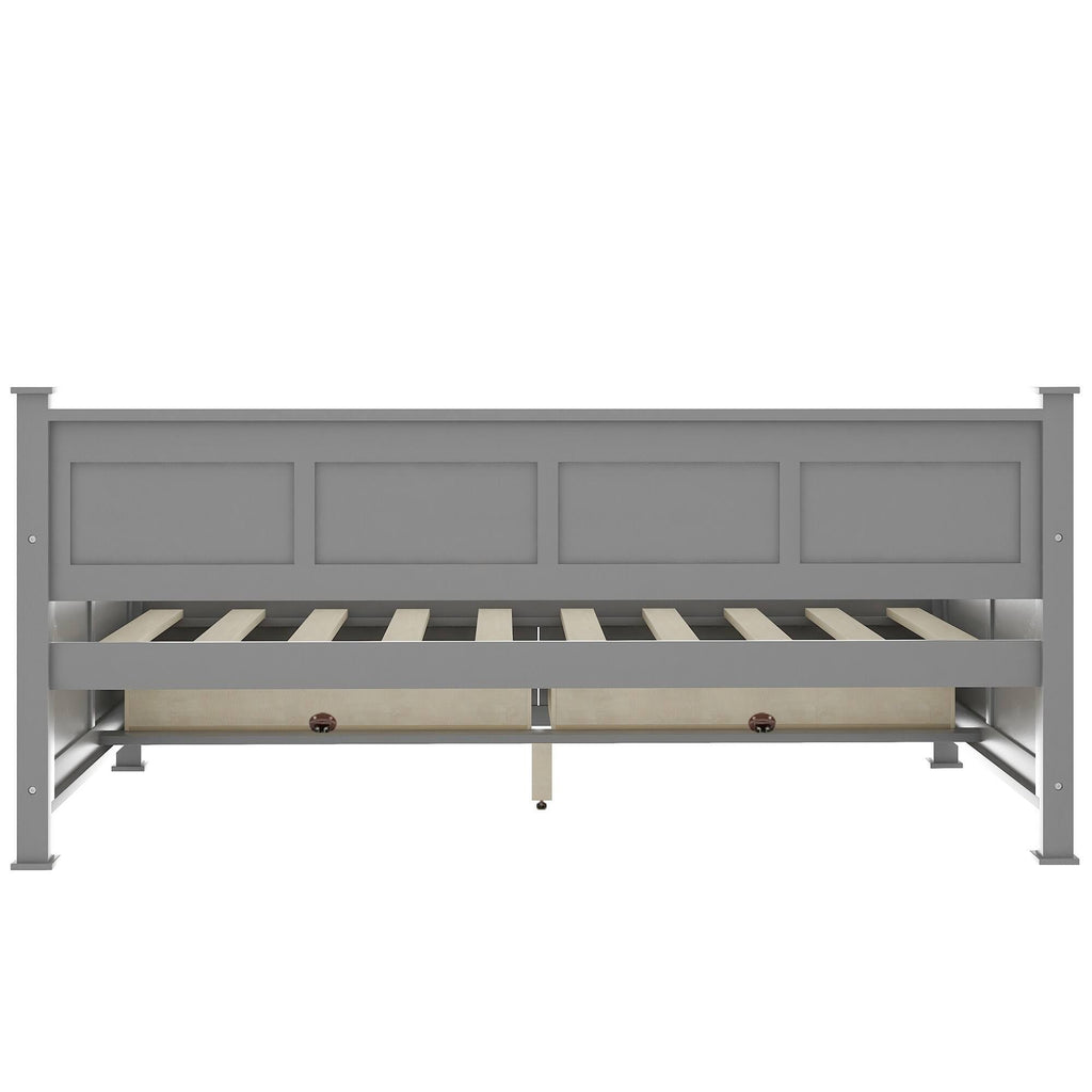 White Twin Size Daybed with 2 Drawers P142