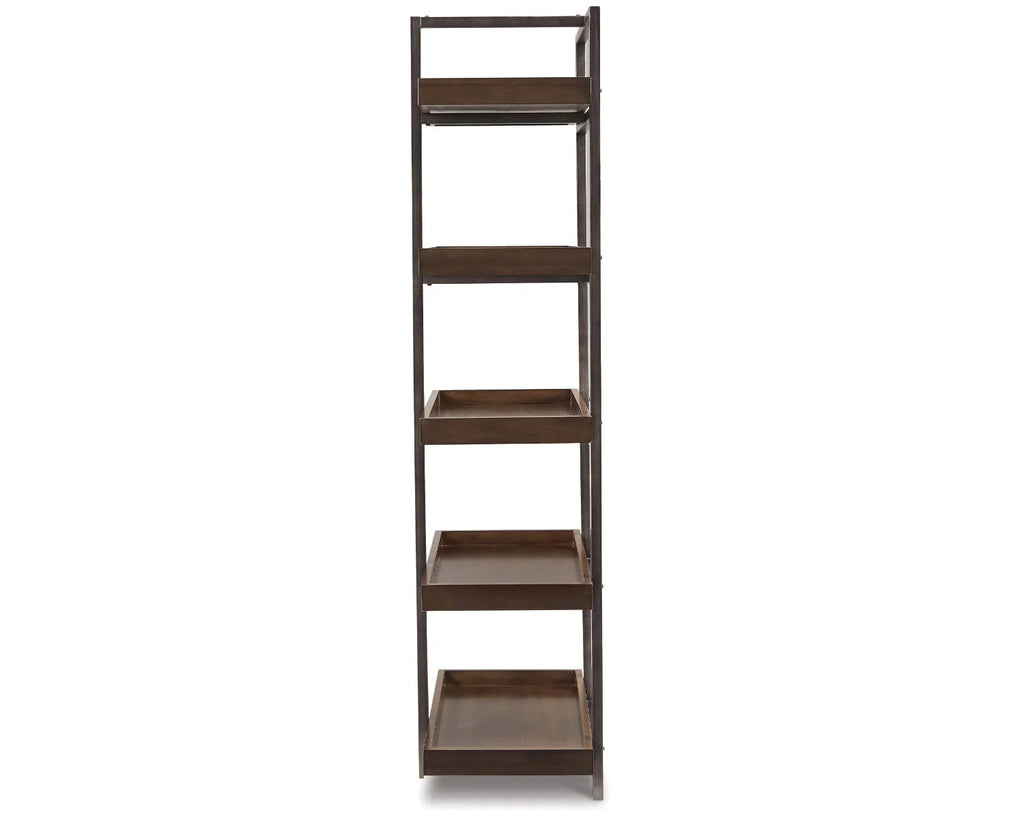 Industrial Entertainment Center Bookcase, Brown C1107