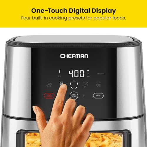 XL 8-Qt Nonstick Stainless Steel Air Fryer W820