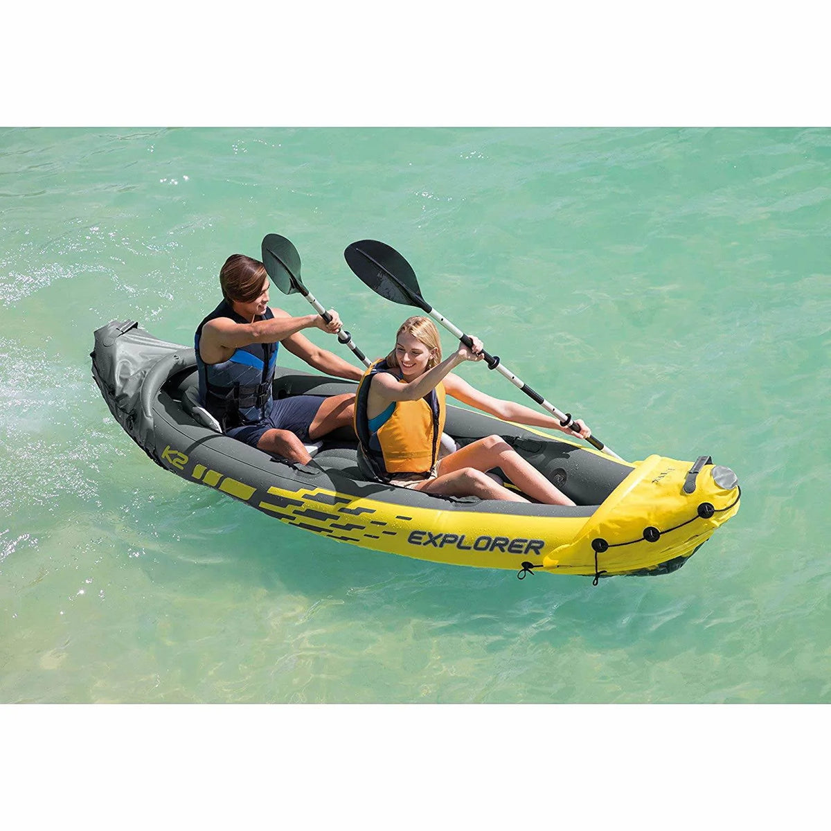 Inflatable Kayak with Oars and Hand Pump C232