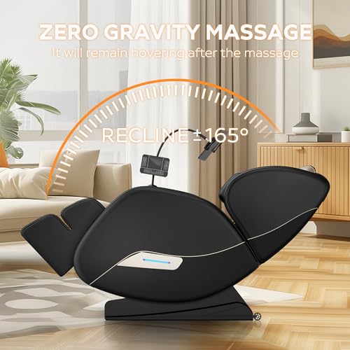 Black Zero Gravity Full Body Massage Chair with Heating C6769