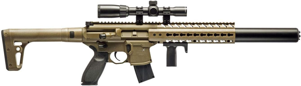 .177 Cal CO2 Powered Air Rifle with 1-4x24 Scope Y676465