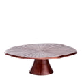 Antique Copper Lily Pad Cake Stand X9432