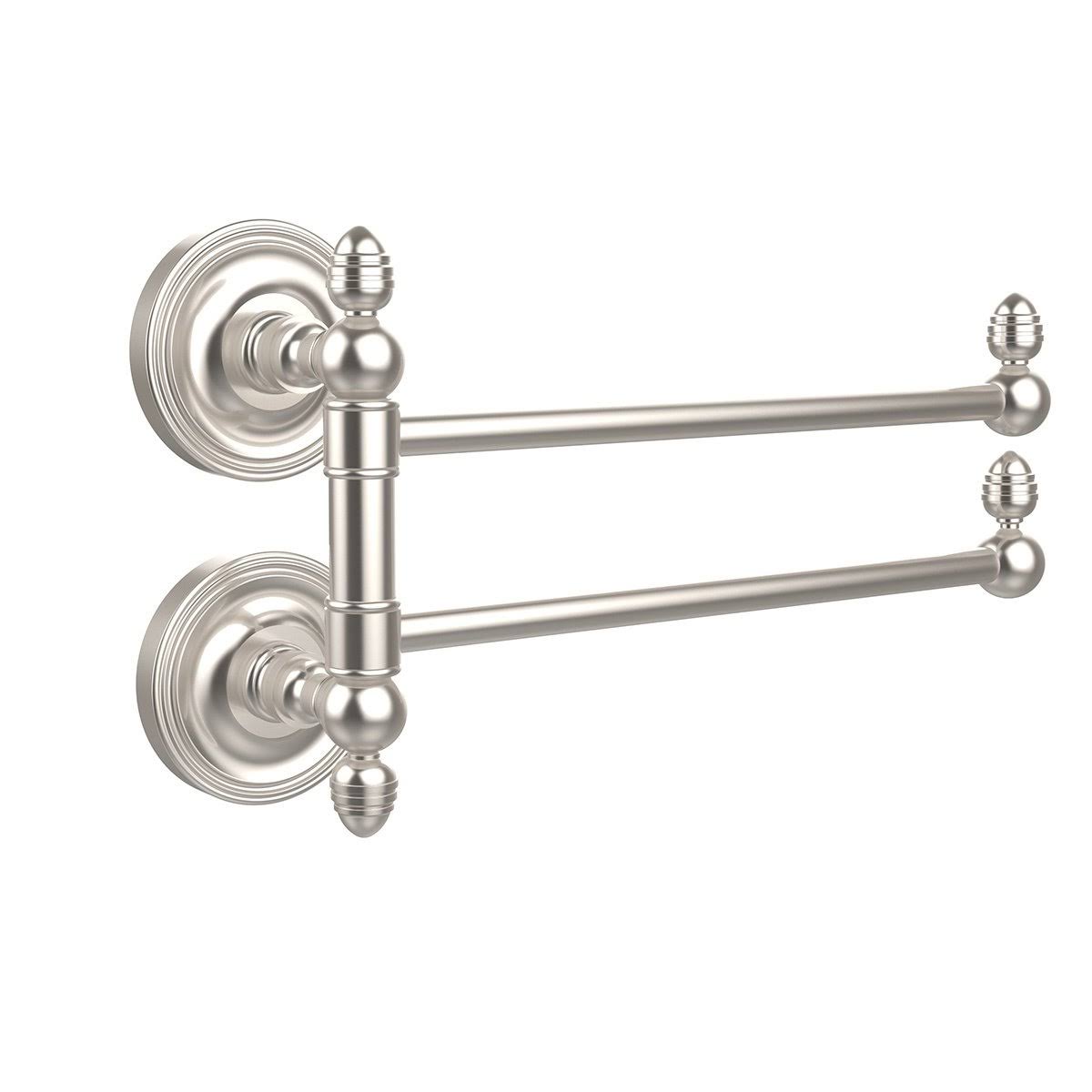 Satin Chrome Swing Arm Towel Rail D2530