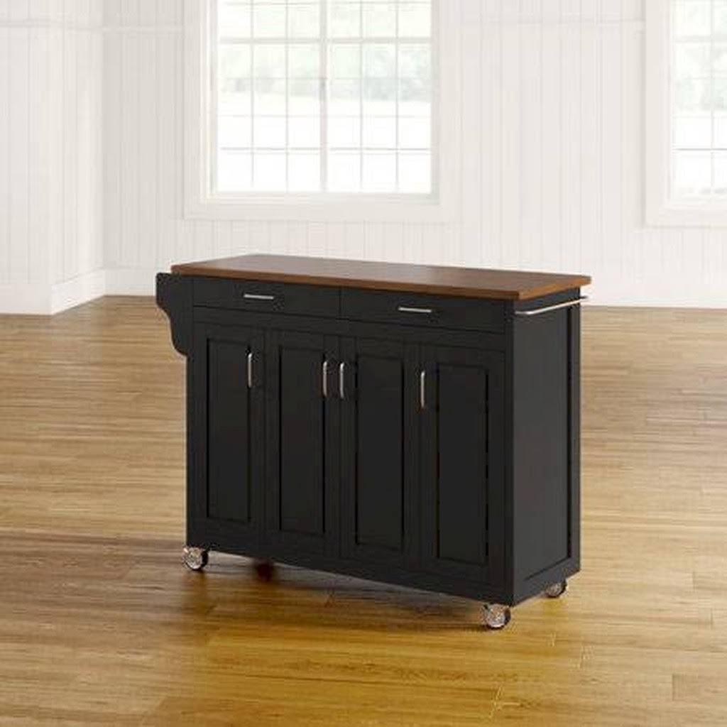 Black Kitchen Island N162591