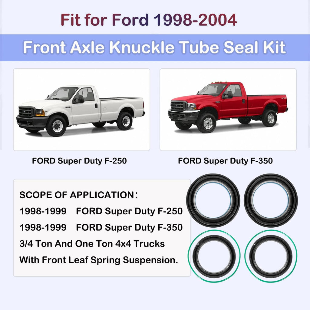 Front Axle Knuckle And Tube Seal Kit N41857