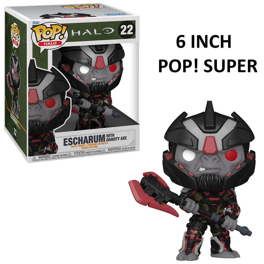 3 Piece Collectors Set: Grunt Conscript, Spartan Mark V, 6" Super Pop! Escharum R831