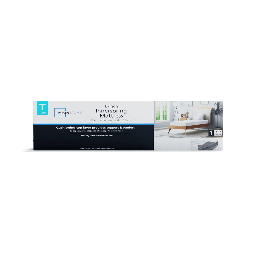 6 Innerspring Mattress, Twin N35378