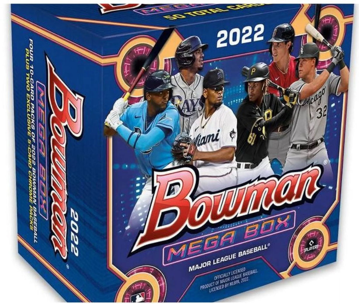 2022 Topps MLB Bowman Baseball Trading Card Mega Box D4535