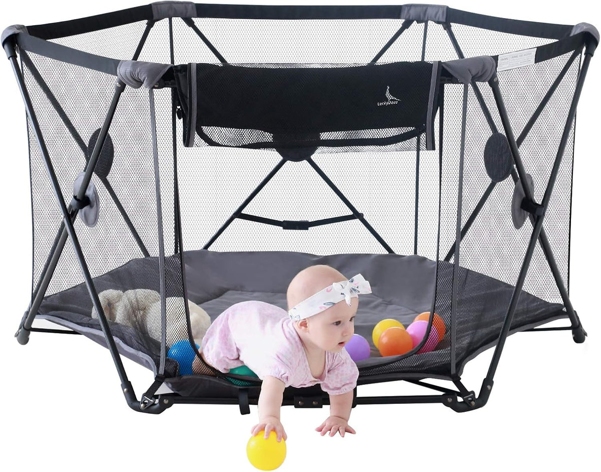 Portable Playpen with Carrying Bag, Foldable A59881