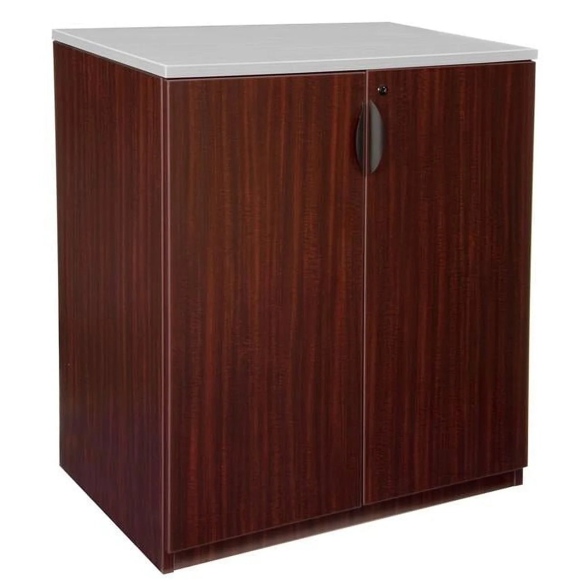 Mahogany Stand Up Storage Cabinet M396