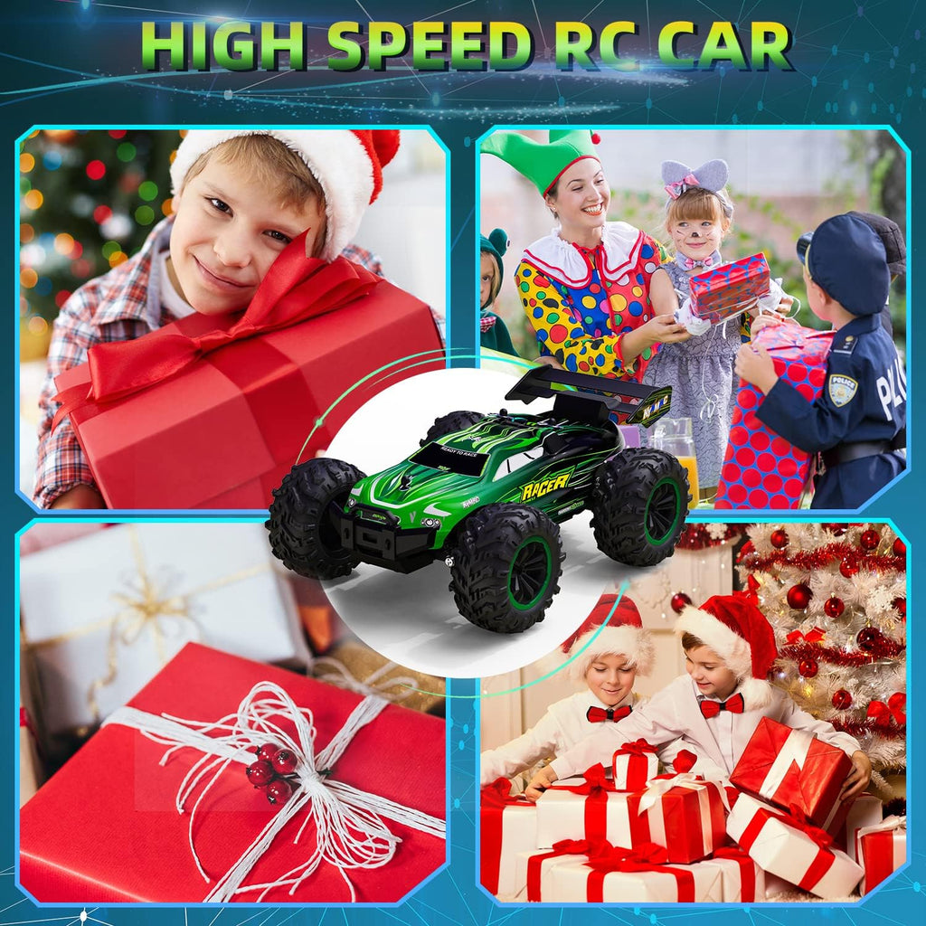 1:18 Scale 2WD RC Monster Truck with 2 Rechargeable Batteries R6046